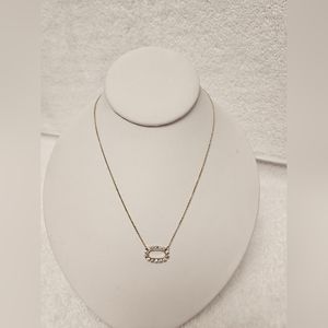 Kendra Scott Elisa open frame crystal necklace